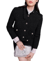 VESTE COURT EN TWEED 