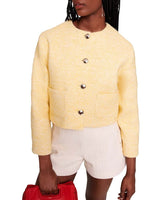 PALE YELLOW TWEED JACKET