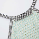 ROBE MINI BOUCLE MENTHE 