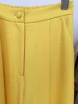 Yellow Double Breasted Pantsuit