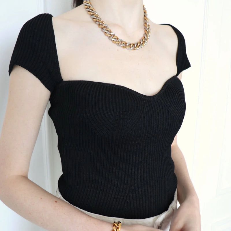 BLACK THE ISTA TOP