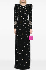 Sachi Galaxy Diamante Embellished Maxi Dress