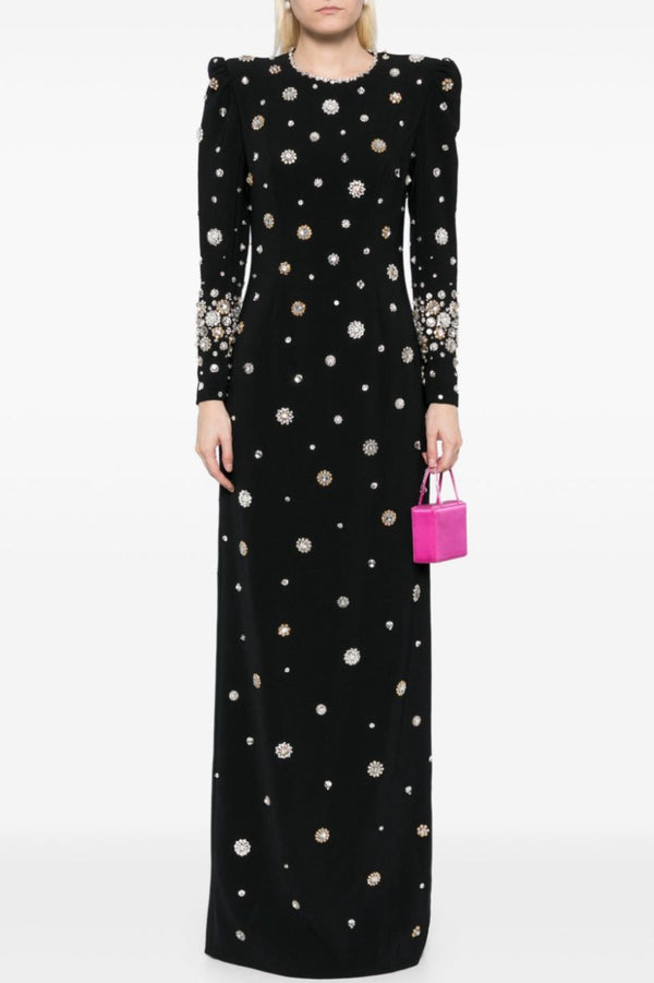 Sachi Galaxy Diamante Embellished Maxi Dress