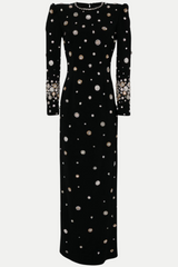 Sachi Galaxy Diamante Embellished Maxi Dress