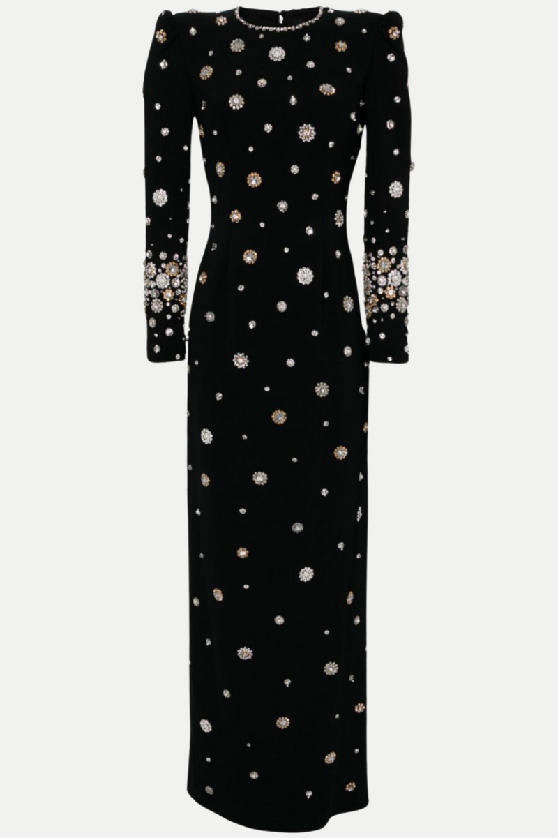 Sachi Galaxy Diamante Embellished Maxi Dress