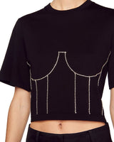 LE T-SHIRT COURT BUSTIER 