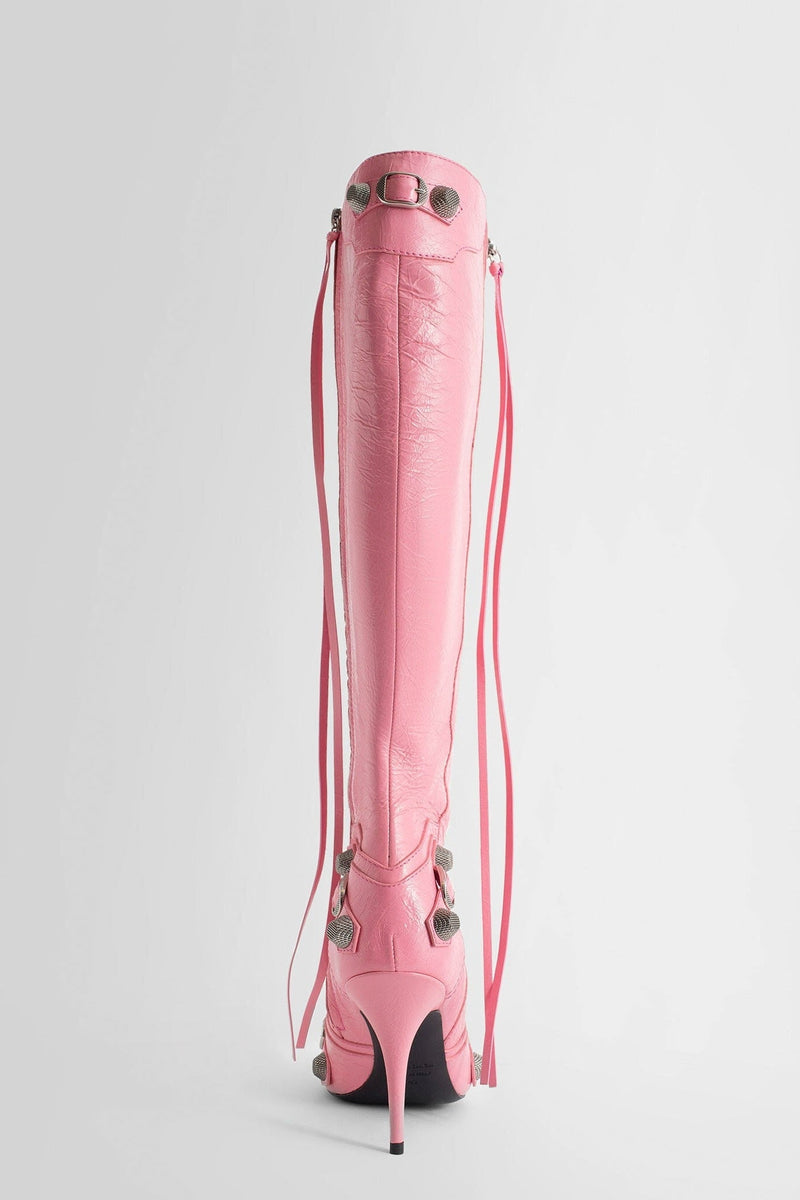 Shilia Zip Knee-high Boots - Pink