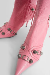 Shilia Zip Knee-high Boots - Pink