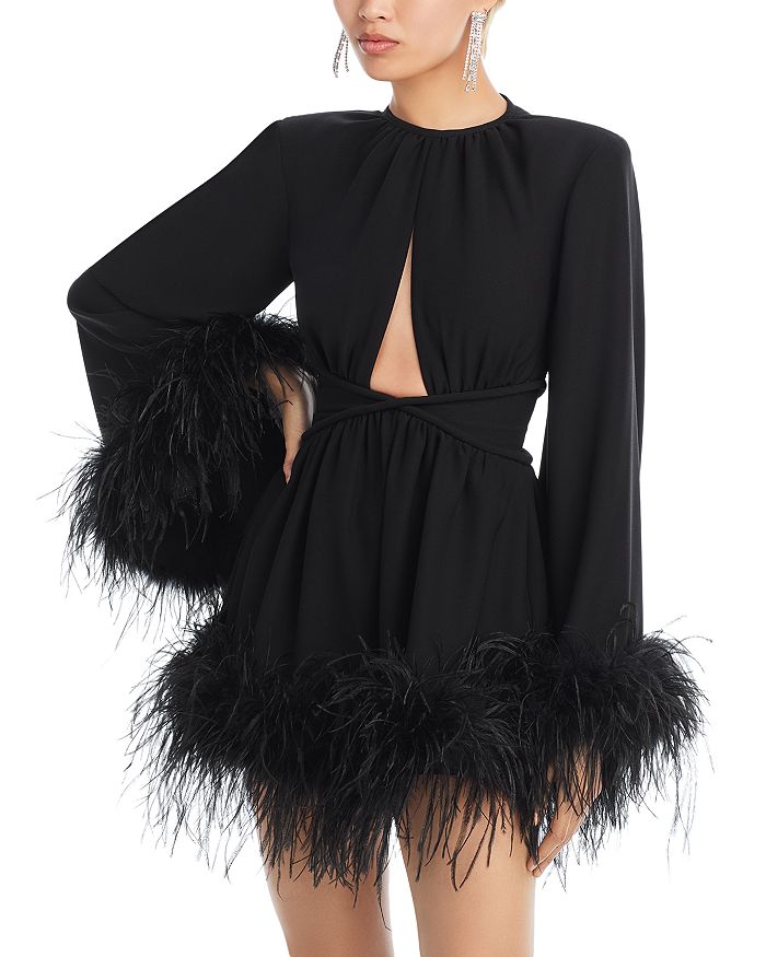 ROBE ORNELLA AVEC PLUME 