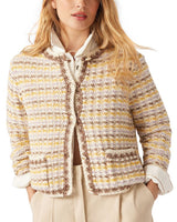 Strickjacke mit Knopfleiste vorn 