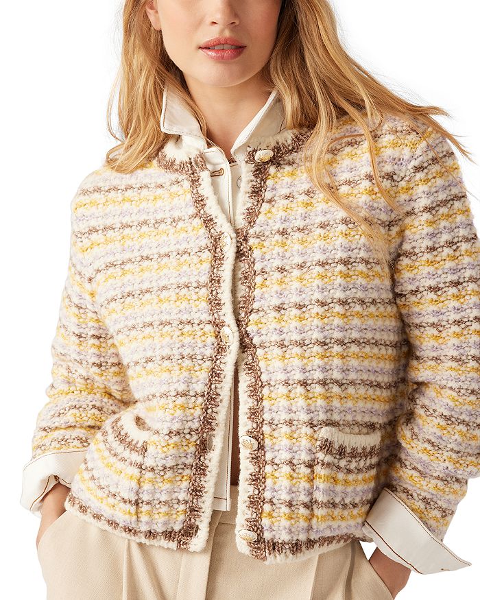 Strickjacke mit Knopfleiste vorn 