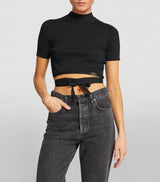 RIBBED CROP TOP