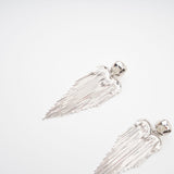 Eulalie silver tassel earrings