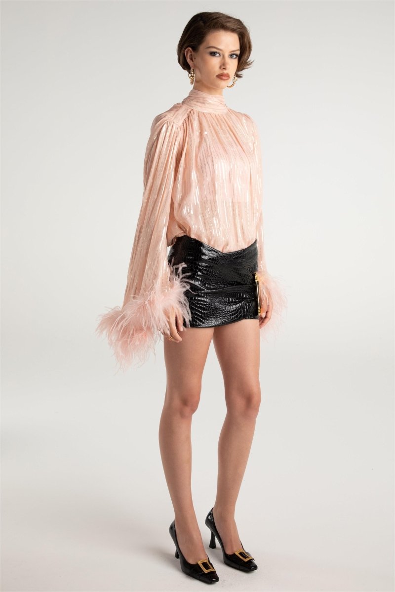 Hedda Leather Mini Skirt