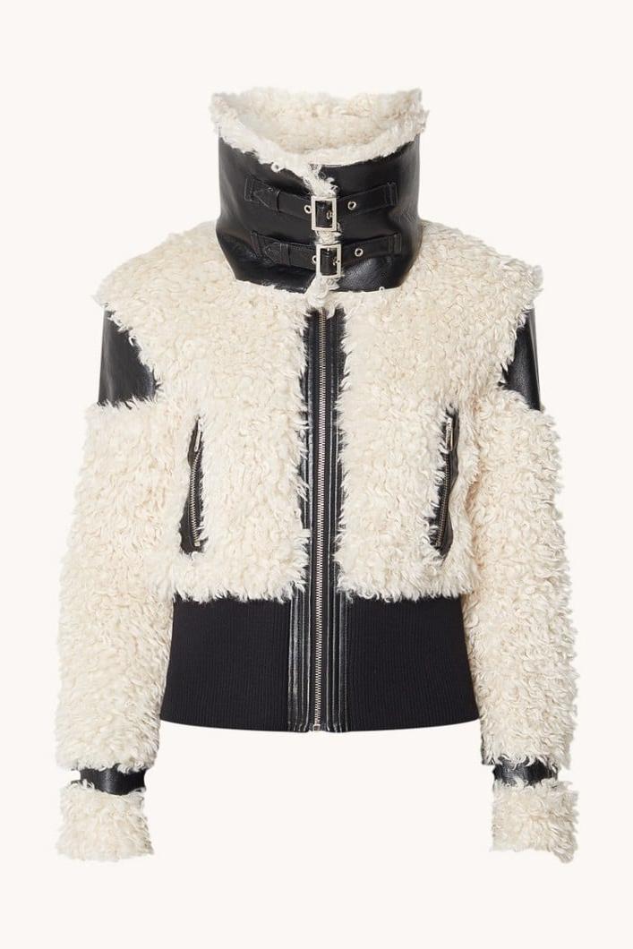 Inkia Faux Fur Bomber Jacket