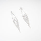 Isabelle crystal-embellished drop earrings