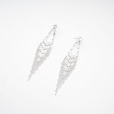 Isabelle crystal-embellished drop earrings