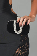 Vex Diamond Clutch - Black