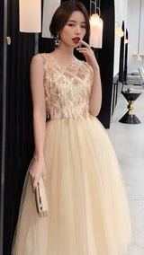 Gold Sequin Homcoming Dress