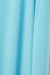 Open-back Stretch-jersey Halterneck Maxi Dress in Blue