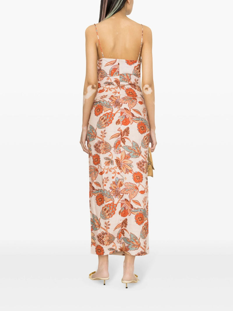 ROBE MIDI NOÉMI ORANGE 