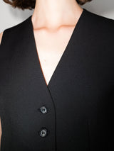 BLACK GELSO WAISTCOAT