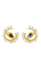 CRYSTAL HETEROCHROMIA EARRINGS