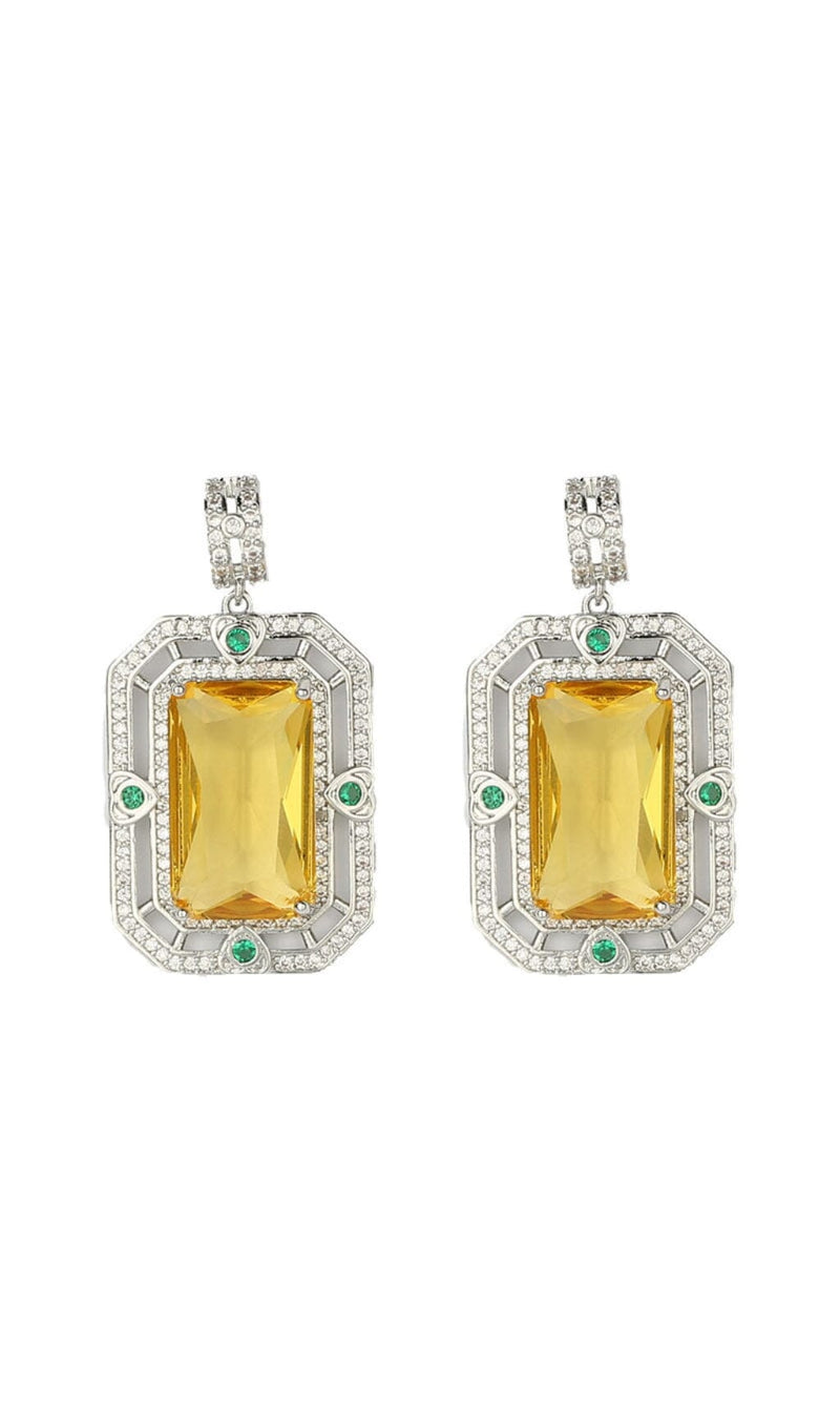 ZIRCON GEOMETRIC EARRINGS