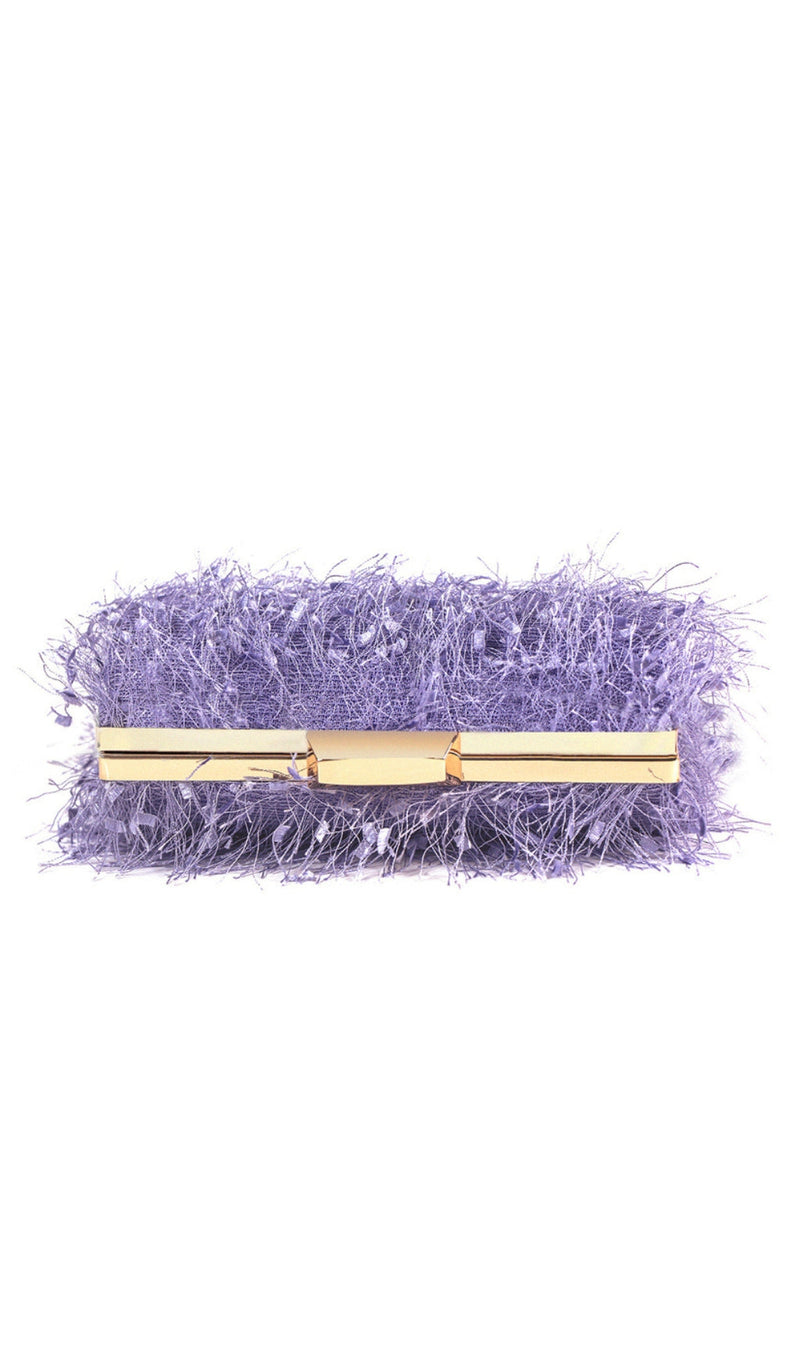 QUADRATISCHE CLUTCH MIT QUASTE