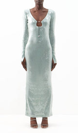 ETTELE MAXI DRESS IN LIGHT MINT