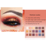 18-COLOR MATTE PEARLESCENT EARTH COLOR EYESHADOW