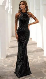 SEQUIN MAXI DRESS