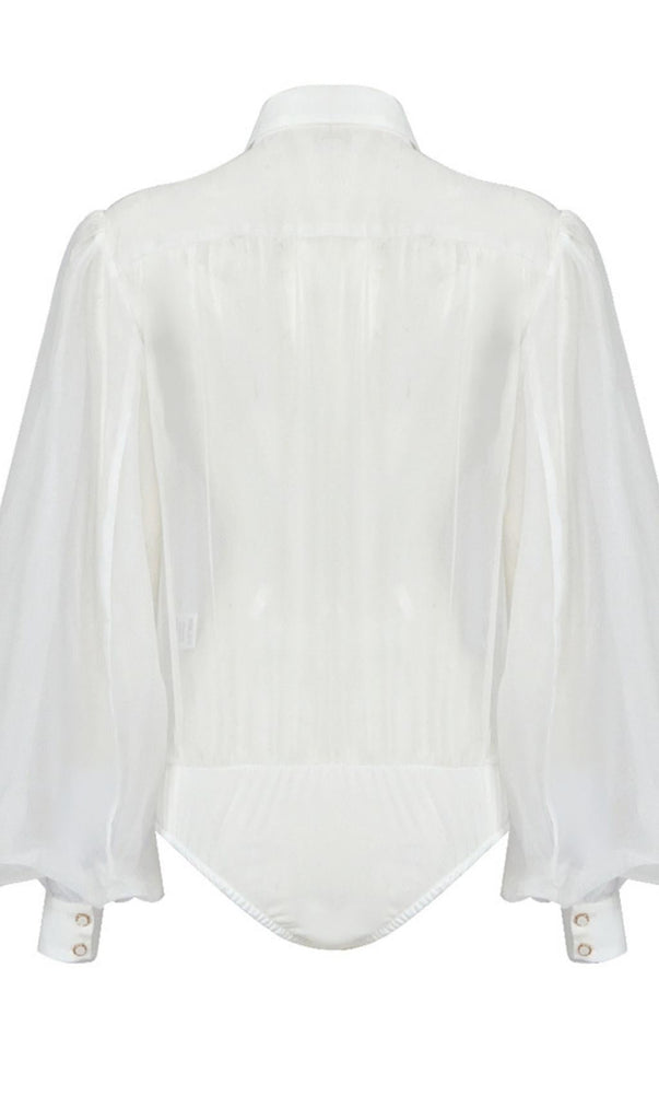 LONG SLEEVE MESH TOP