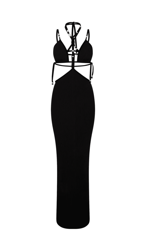 CRYSTAL BALL KNIT GOWN
