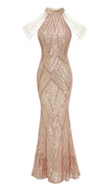 SEQUIN MAXI DRESS