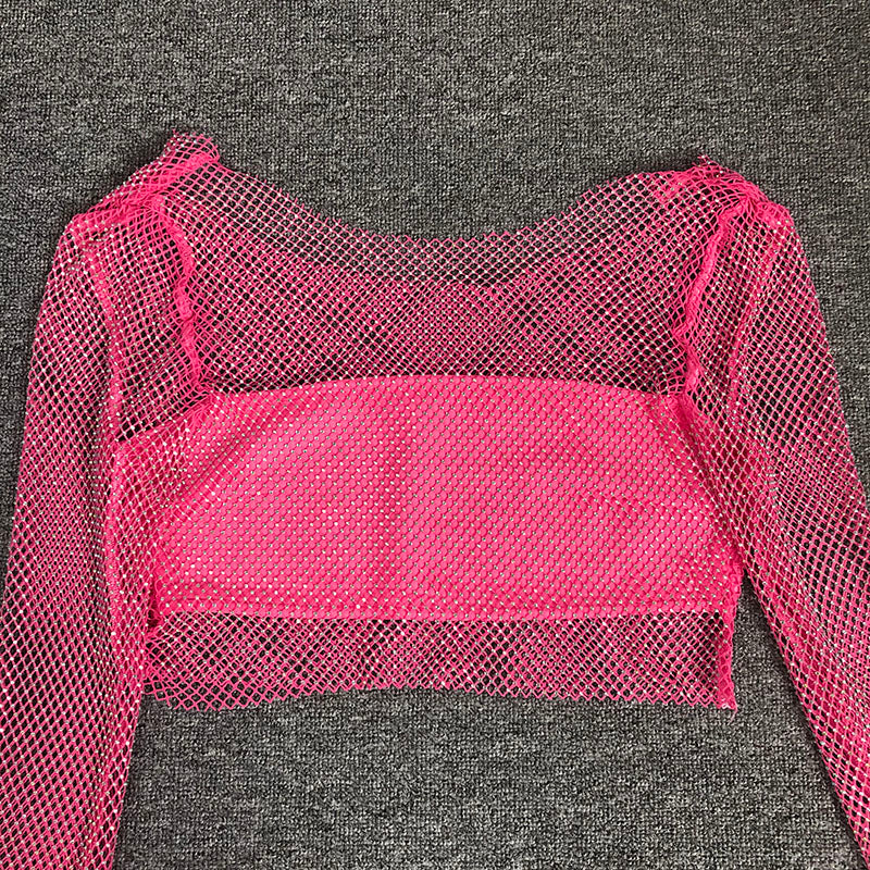 TAILLEUR JUPE BLOUSE EN MAILLE À MANCHES LONGUES 