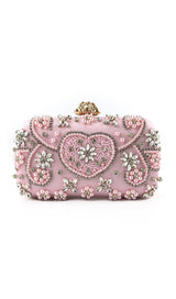 CLUTCH MIT PERLEN UND DIAMANTEN