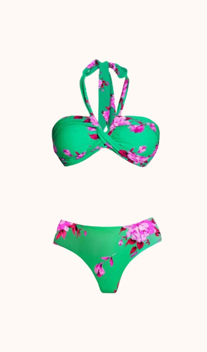 Aunika Halterneck Bikini Three Piece Set