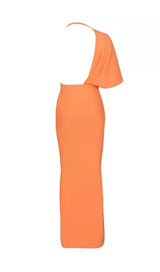 BANDAGE MAXI DRESS IN ORANGE