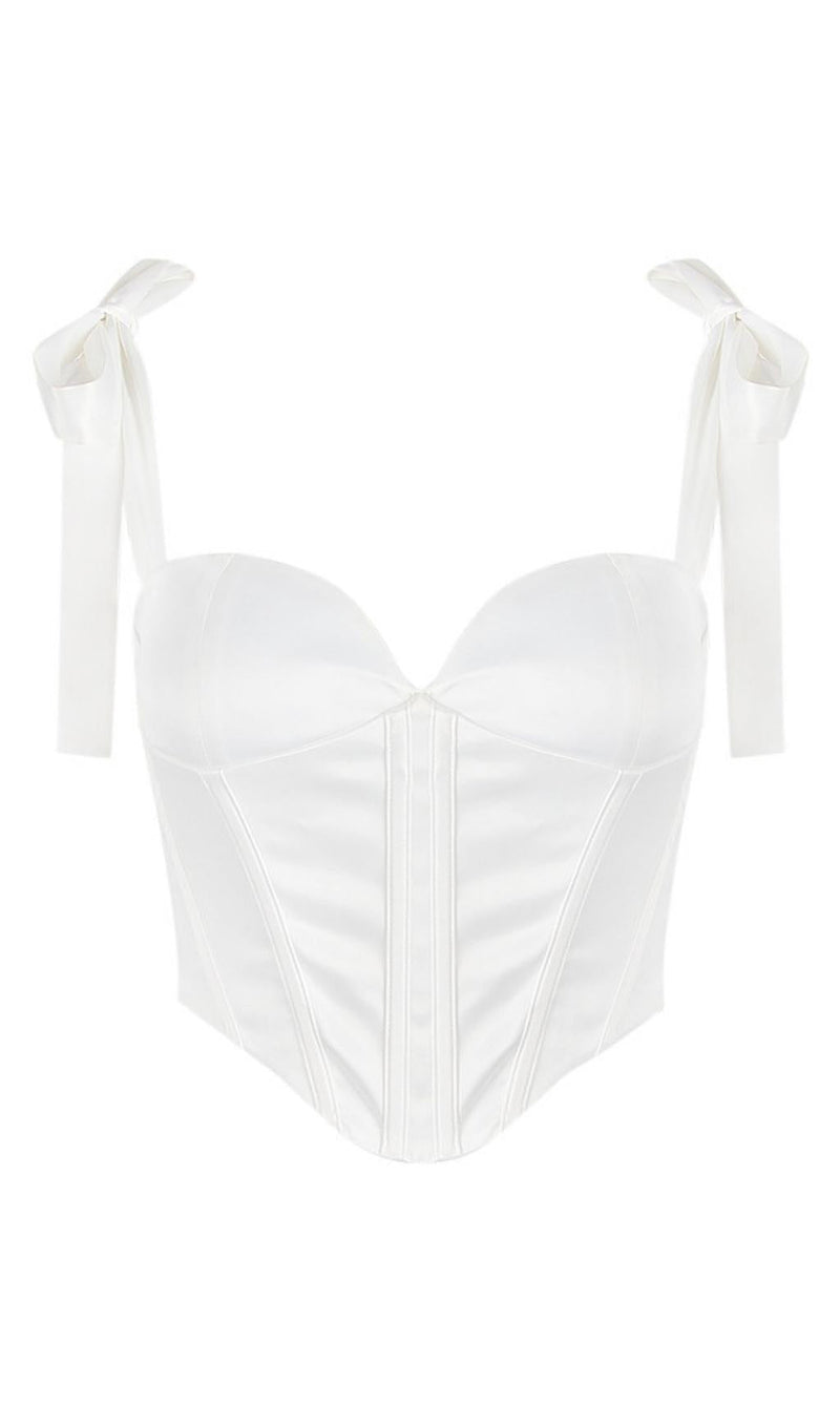 FISHBONE TOPS IN WHITE