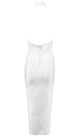 Halter bandage evening dress