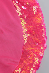 HOT SEQUIN PINK TOP AND SKIRT TWO PIECE SET