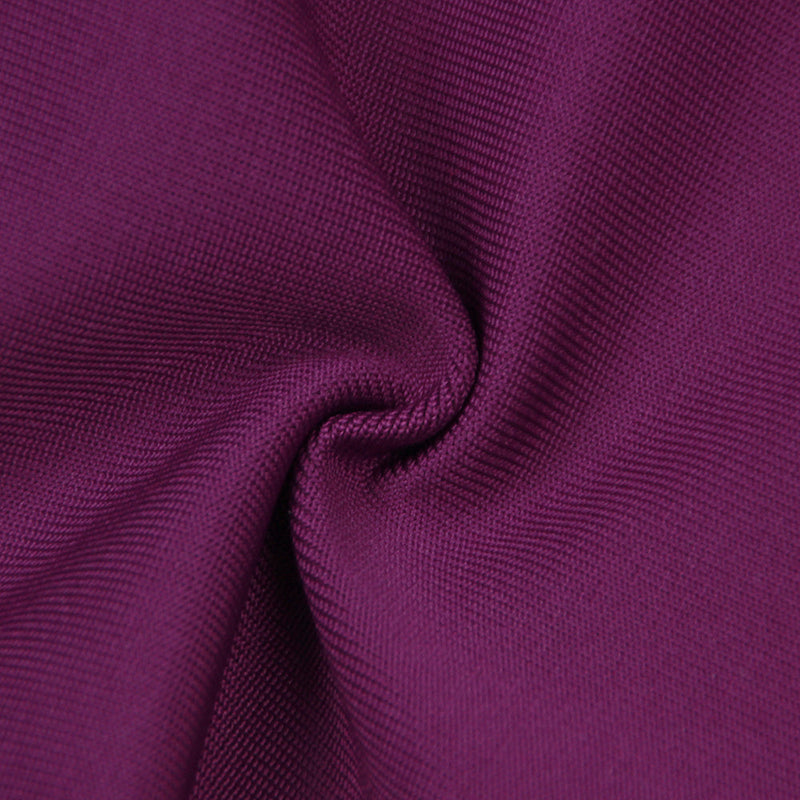 MINI-ROBE EN DENTELLE ET CRÊPE VIOLET 