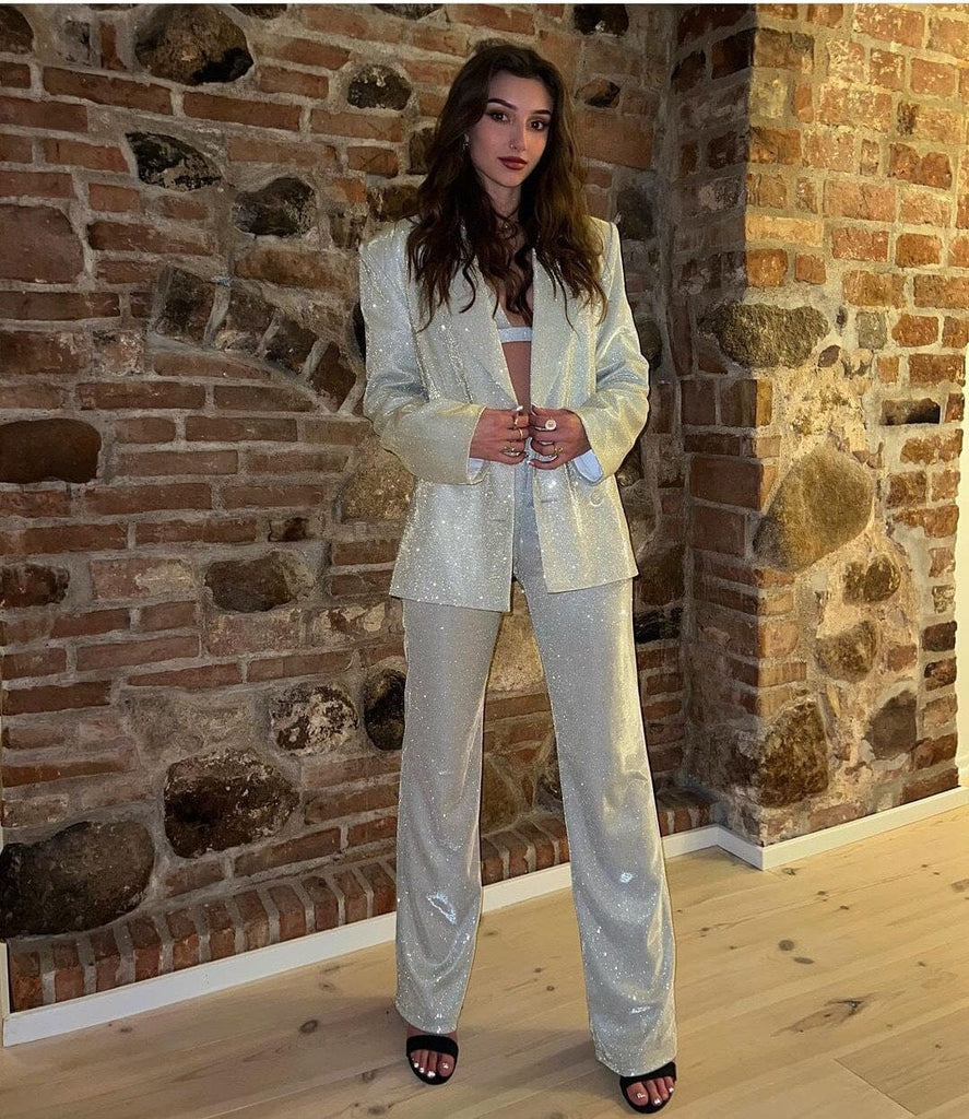 SPARKLE BLAZER THREE PIECE SET