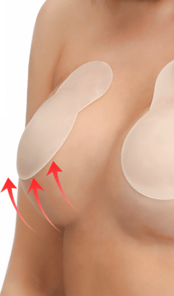 Pull-up breast patch