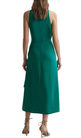 GIANA MIDI DRESS IN GREEN