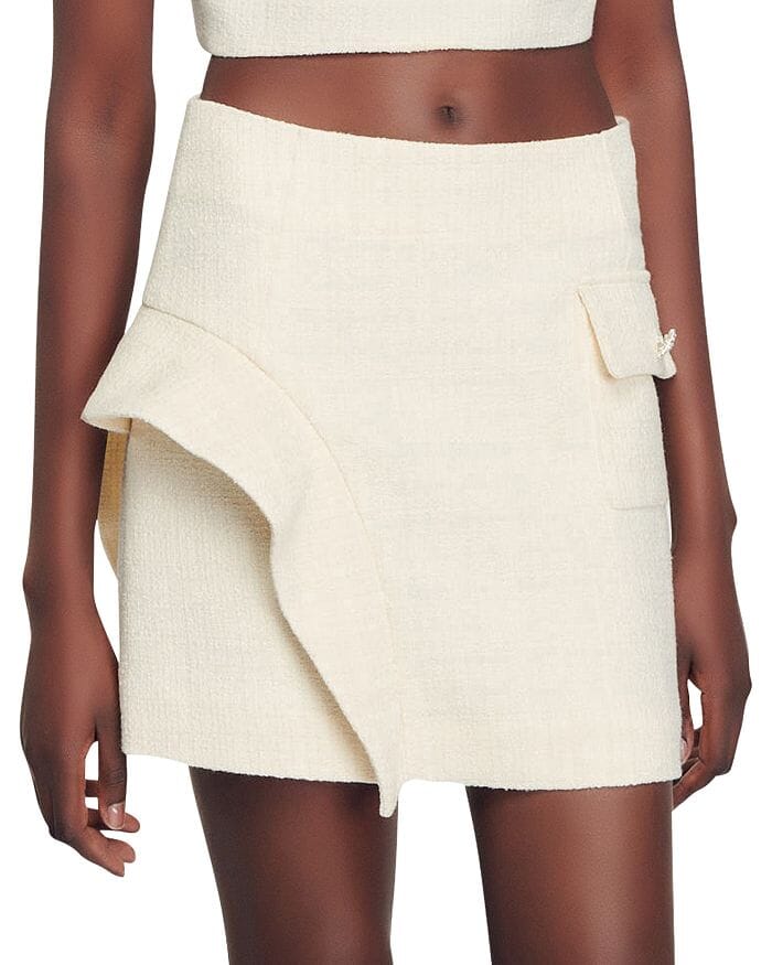 MINIE FOLDOVER TRIM MINI SKIRT