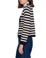 SAILOR STRIPED BRETON CARDIGAN