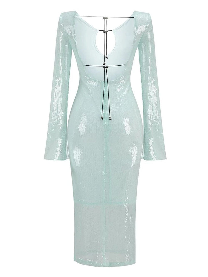 ETTELE MAXI DRESS IN LIGHT MINT