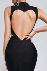 Yalia Backless Mini Bandage Dress